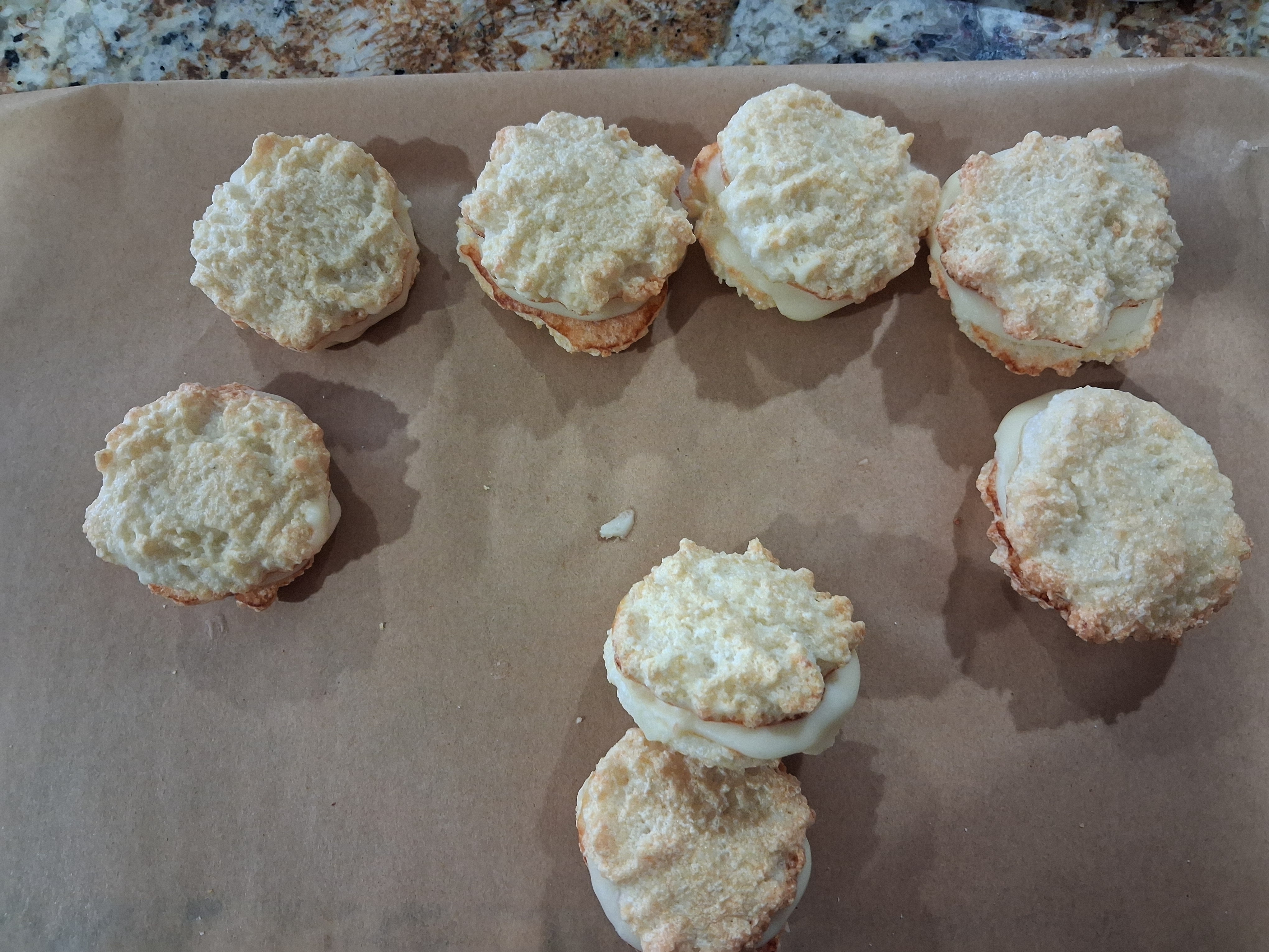 Lemon macarons